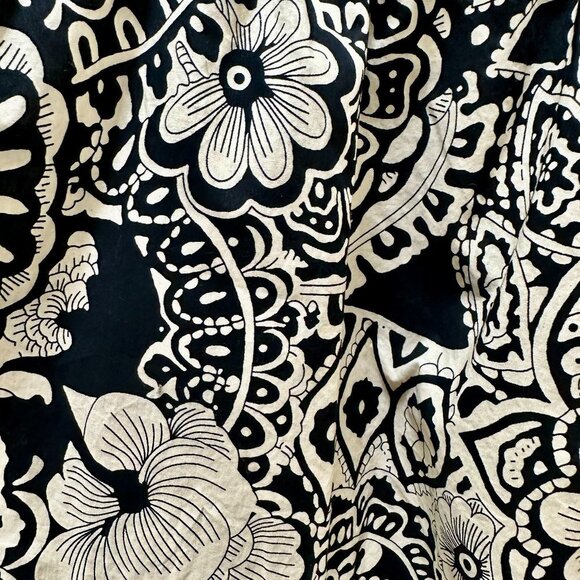 Umgee Tunic Top Women's Size L Mixed Floral Print Hi Low Hem Boho Chic Feminine - Picture 11 of 16